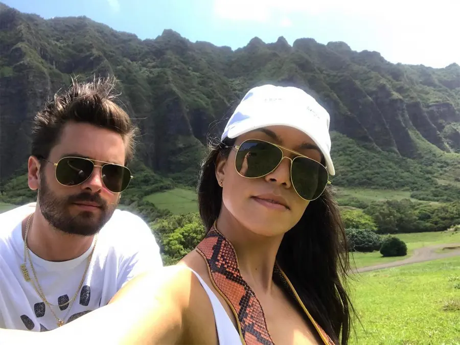 Kourtney Kardashian and Scott Disick The Kardashian-Jenner Friendships With Their Exes A Guide
