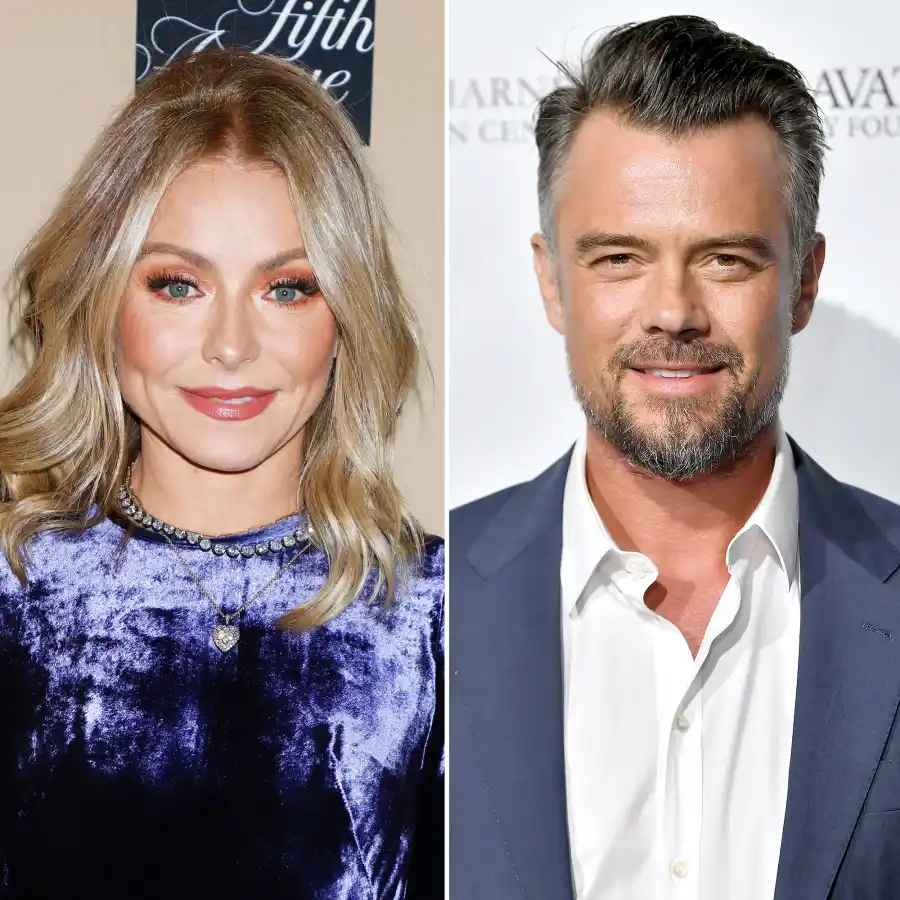 Kelly Ripa Josh Duhamel play with son on set