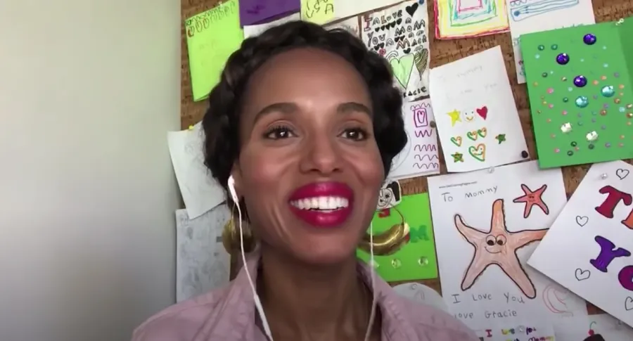 Kerry Washington talks racism with kids
