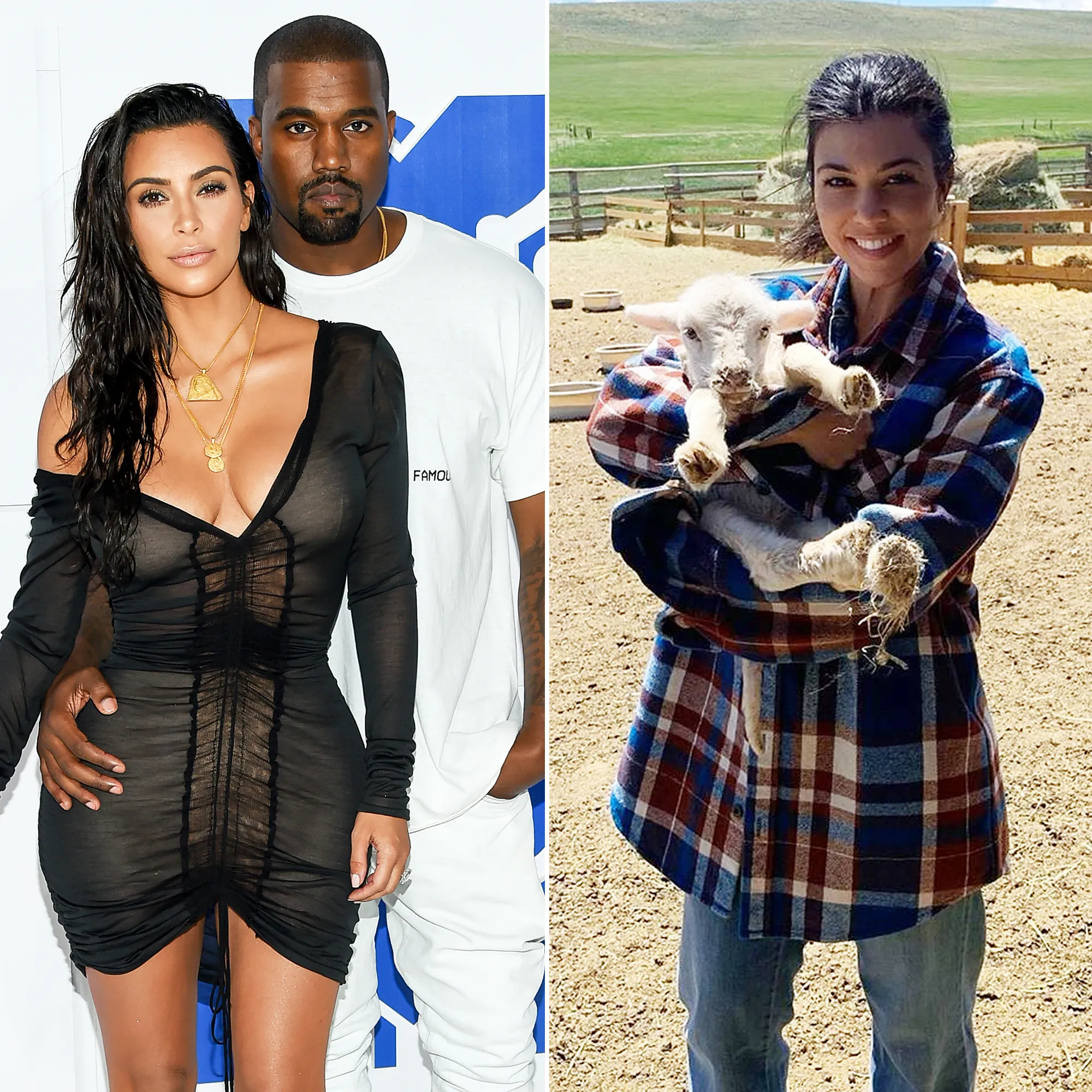 Kim Kardashian and Kanye West Are in Wyoming With Kourtney Kardashian and Extended Family