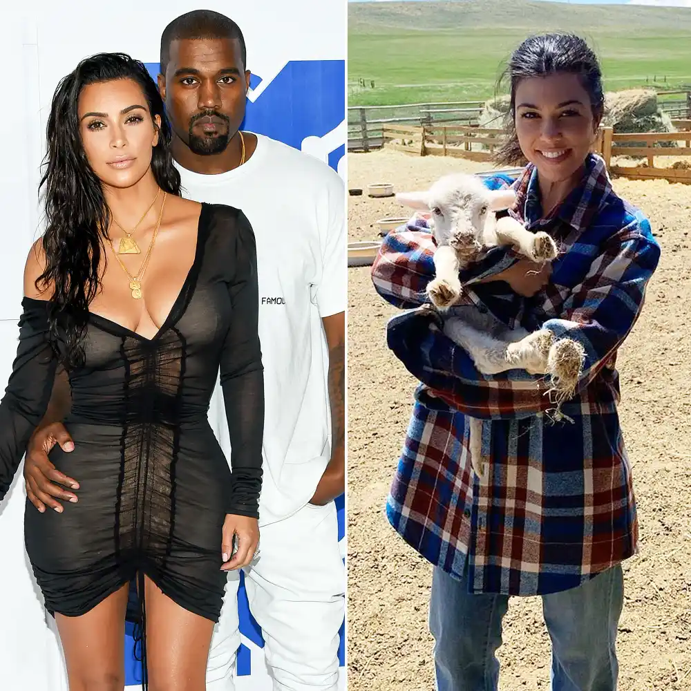 Kim Kardashian and Kanye West Are in Wyoming With Kourtney Kardashian and Extended Family