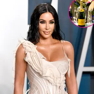 Kim Kardashian champagne fridge garage 2