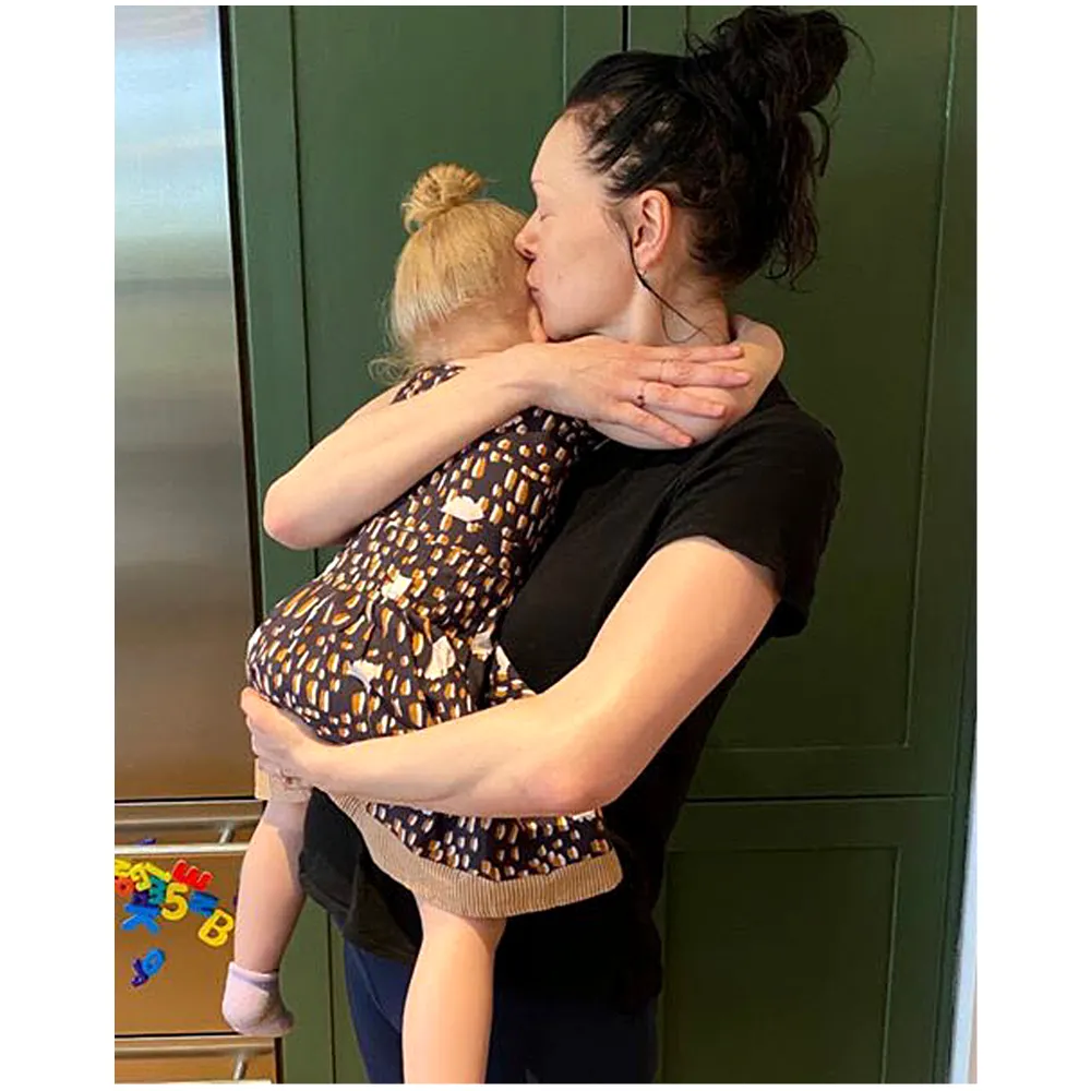 Laura Prepon Daughter Peed Everything After Meeting Her Baby Brother