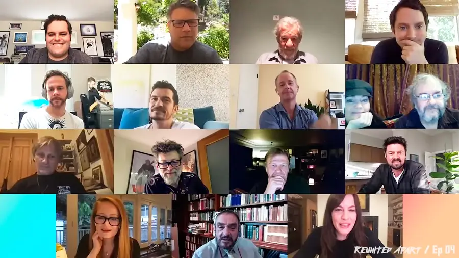 Lord of the Rings Cast Stars Video Chatting