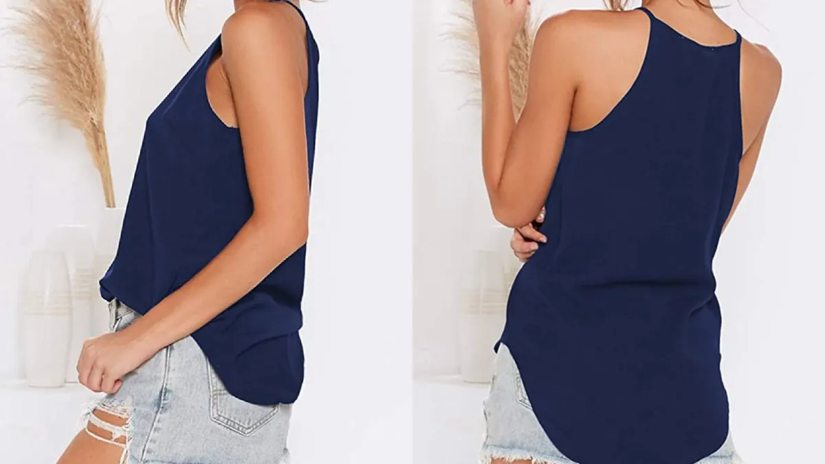 LouKeith Women's Sleeveless Halter Racerback Tank