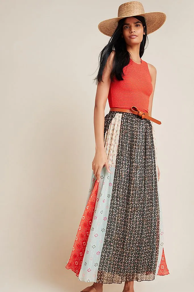Margot Pleated Maxi Skirt