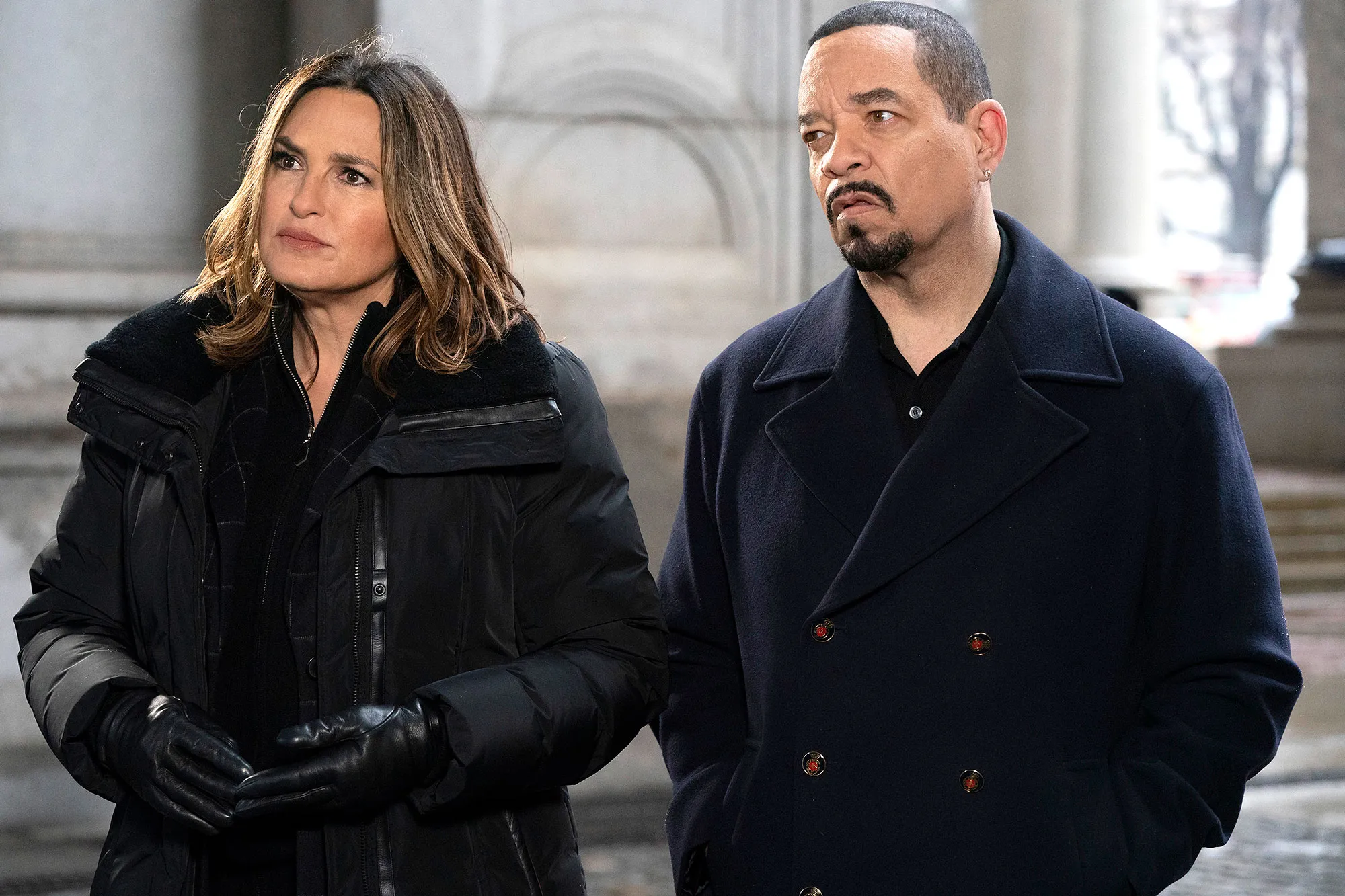 Mariska Hargitay and Ice T Law and Order Special Victims Unit SVU Black Lives Matter