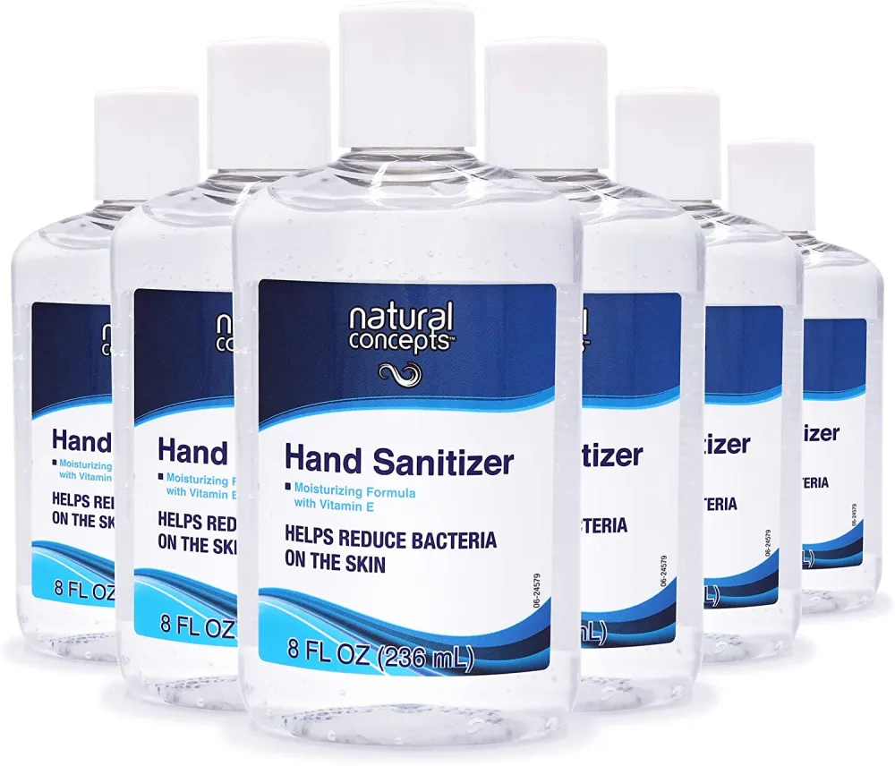 Natural Concepts Hand Sanitizer Gel, 6-Pack