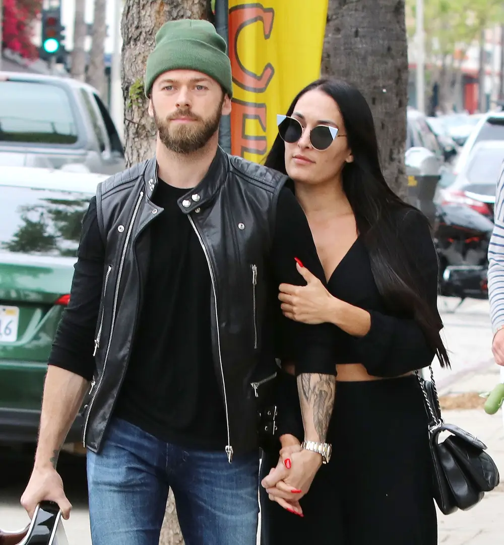 Nikki Bella and boyfriend Artem Chigvintsev PDA