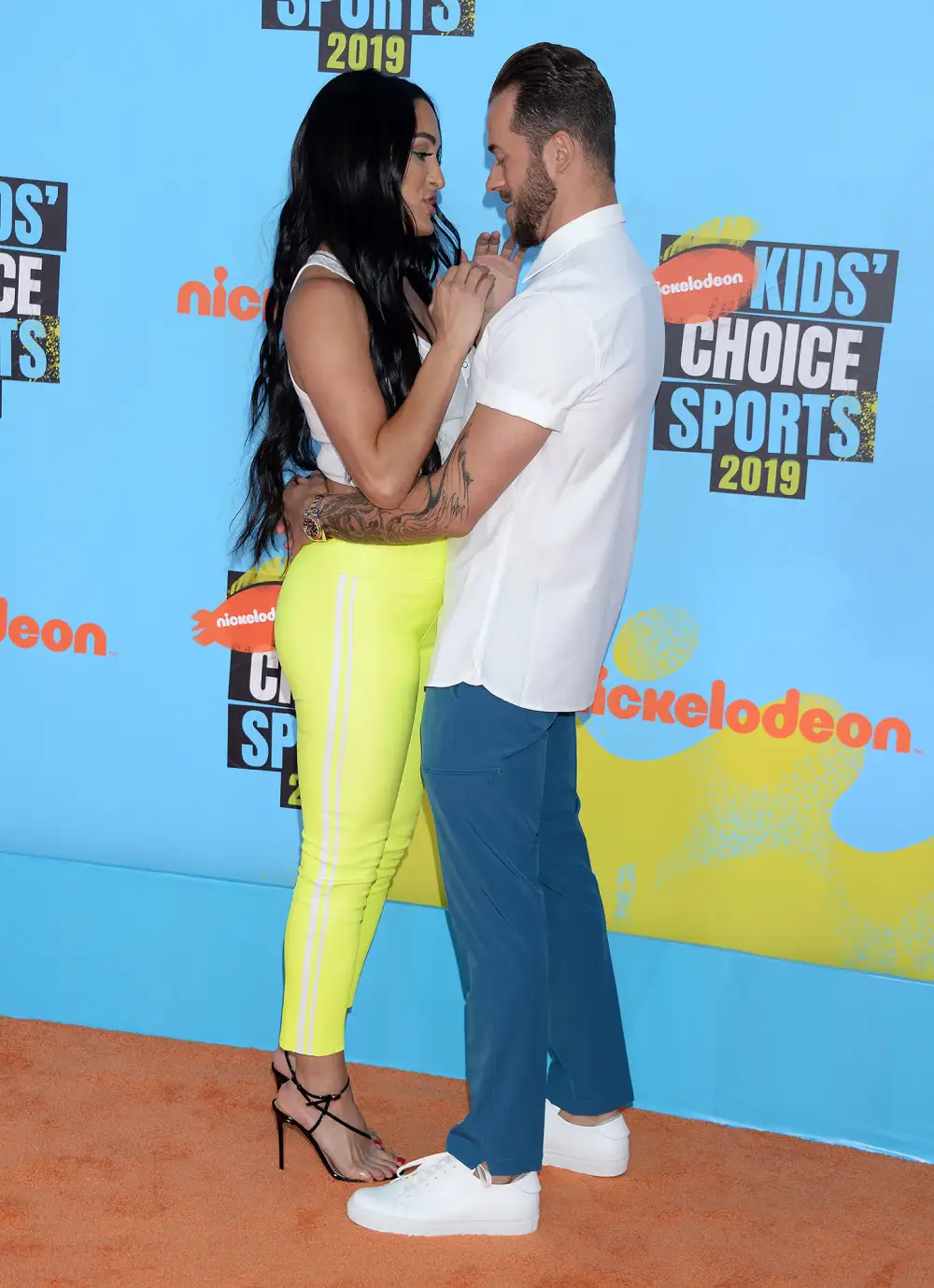 Nikki Bella and Artem Chigvintsev PDA