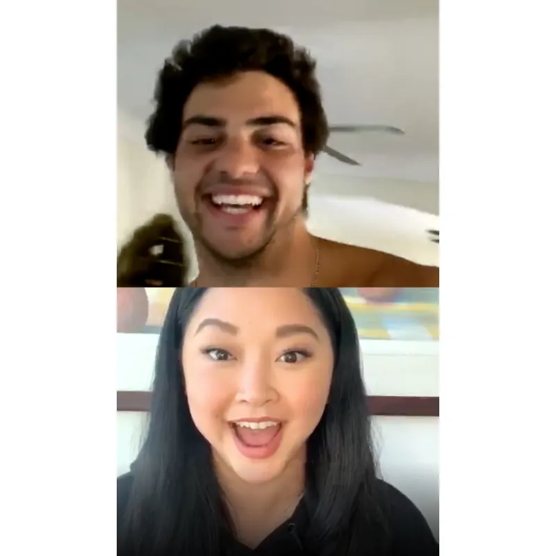 Noah Centineo and Lana Condor revist roles in quarantine