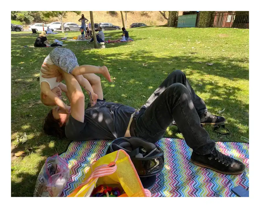 Norman Reedus Upside Baby