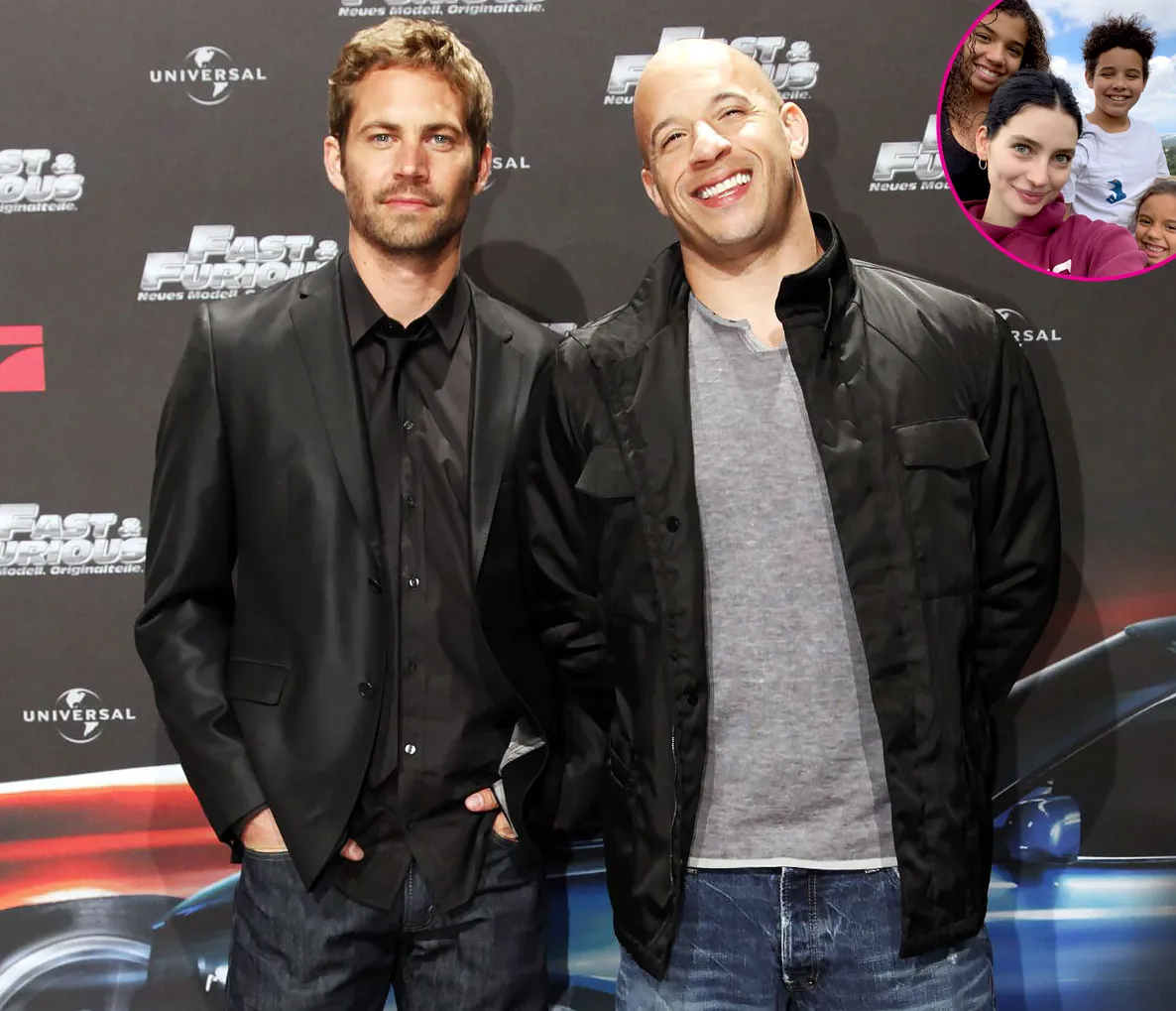 Paul Walker Daughter Meadow Takes Selfie With Vin Diesel Kids p