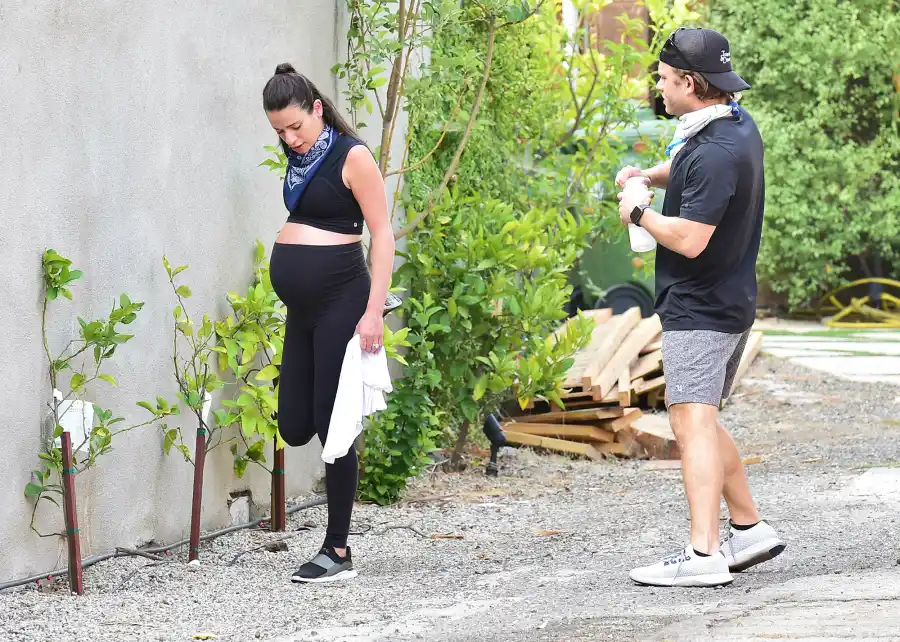 Pregnant Lea Michele Steps Out for 1st Time Since Glee Scandal With Husband Zandy Reich