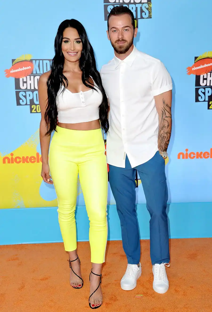 Pregnant Nikki Bella and Artem Chigvintsev