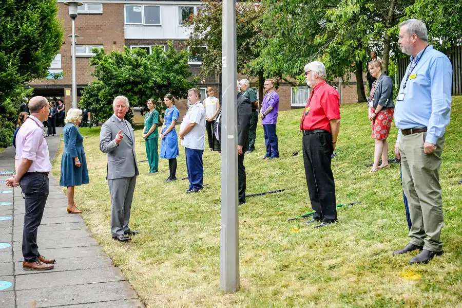 Prince Charles and Duchess Camilla Visit Gloucestershire Royal Hospital Prince Charles Reveals He Lost His Sense of Taste and Smell During COVID-19 Illness and Still Feels Virus Effects
