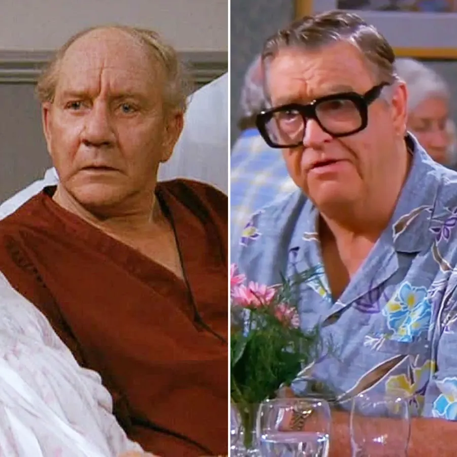 Phil Bruns as Morty Seinfeld on Seinfeld and Barney Martin as Morty Seinfeld on Seinfeld TV Shows That Recast Characters