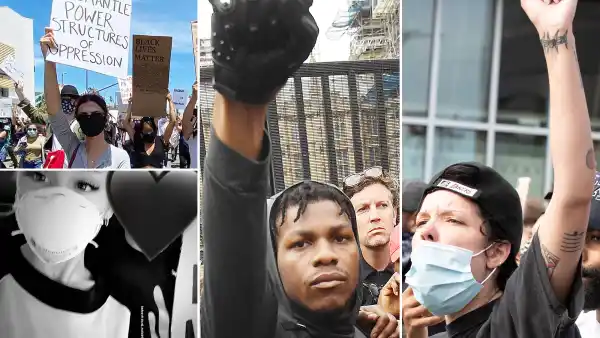 Stars Protest George Floyd Death