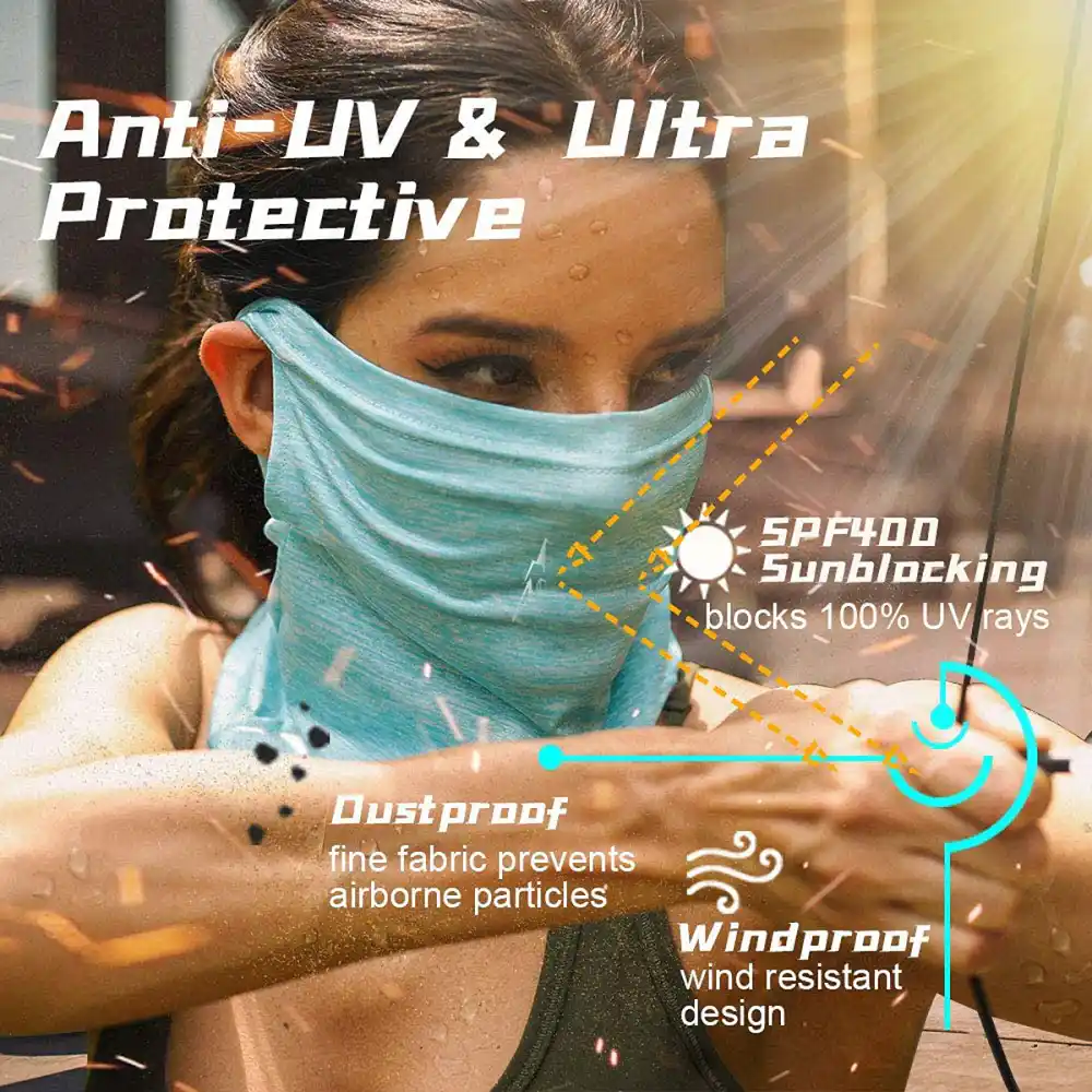 ARRUSA Summer Cool Face Cover