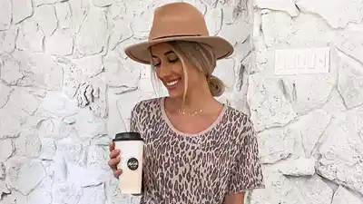 Angashion Leopard-Print Top