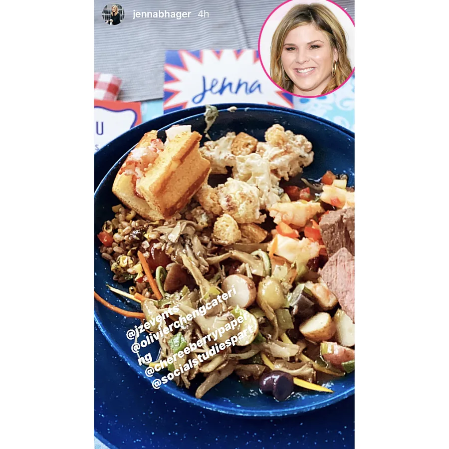 Jenna Bush Hager What Stars Ate to Celebrate the 4th of July