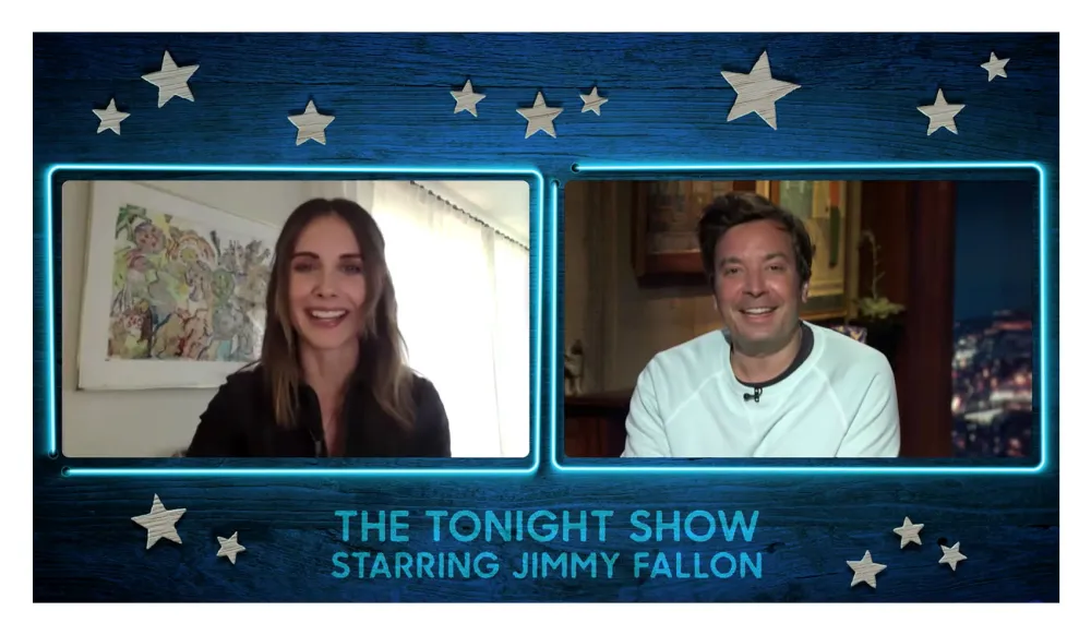 Alison Brie Recalls the Perfect Set Up With Husband Dave Franco Tonight Show