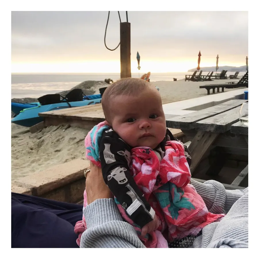 Beach Baby Teddi Mellencamp Arroyave Daughter Dove Baby Album