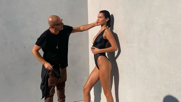Behind-the-Scenes Pics From Bella Hadid’s Epic Underwater Calvin Klein Swim Photo Shoot
