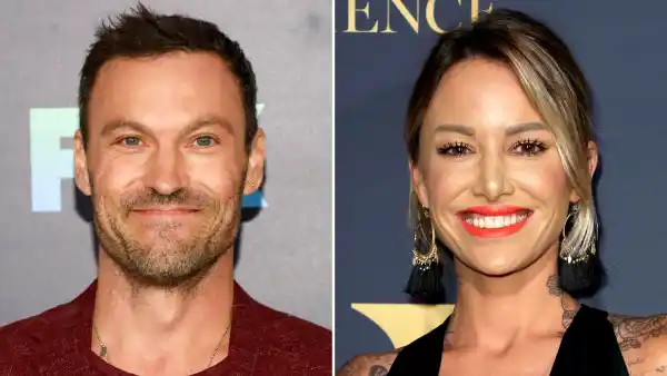 Brian Austin Green and Tina Louise Display PDA as They Step Out in Los Angeles