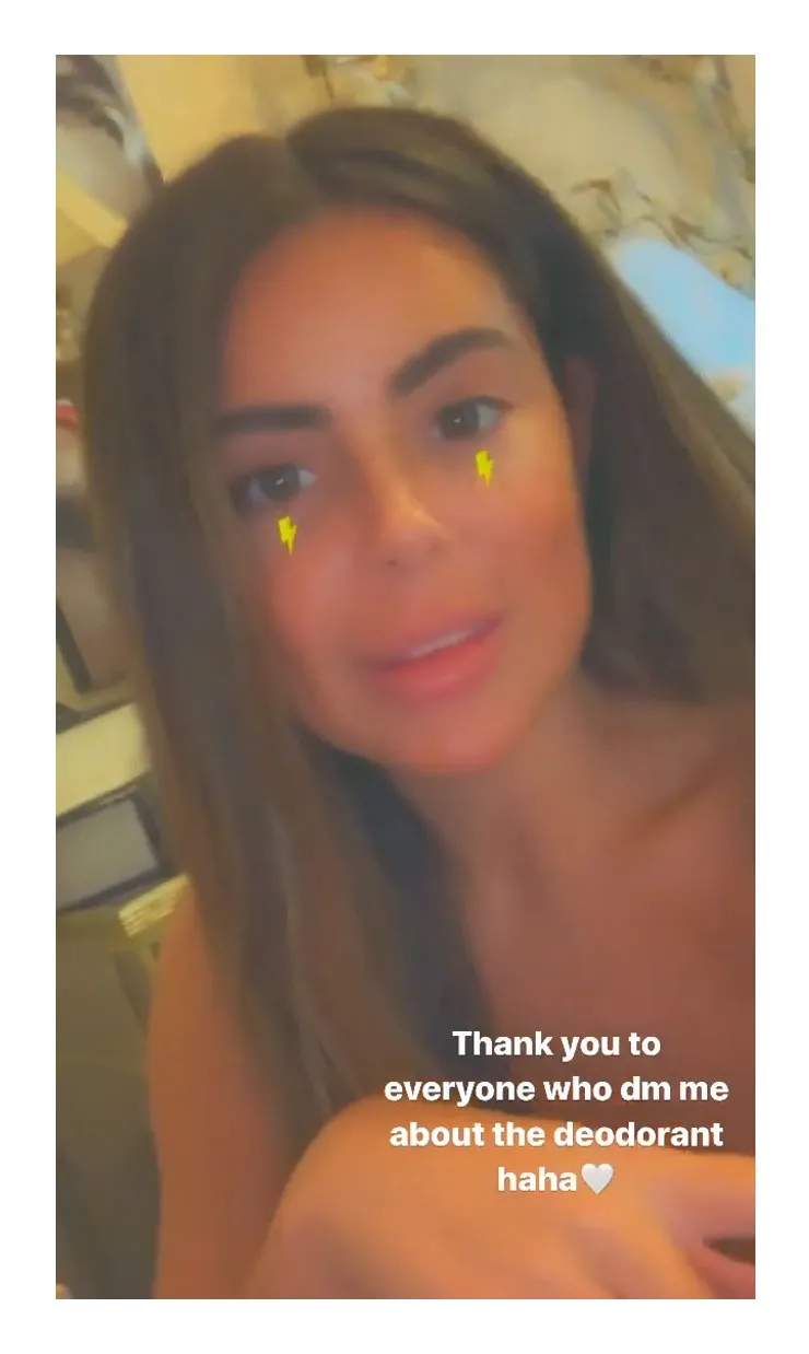 Brielle Biermann Rubs Lemon Under Her Arms in an Effort to Eliminate Body Odor