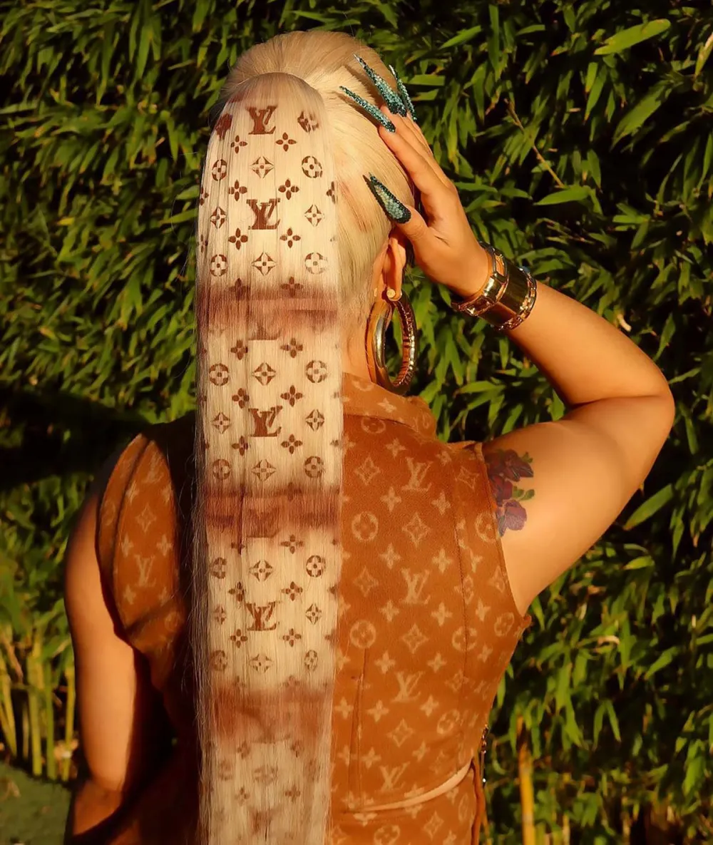 Cardi B's Epic High Fashion Ponytail Is a Must-See