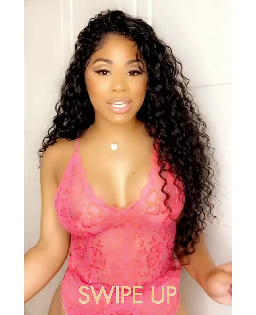 Cardi B's Little Sister Hennessy Carolina Models Fenty Lingerie: Pic