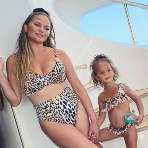 Chrissy Teigen Spent the July 4th Weekend in Chic Swimsuits: A Series of Pics