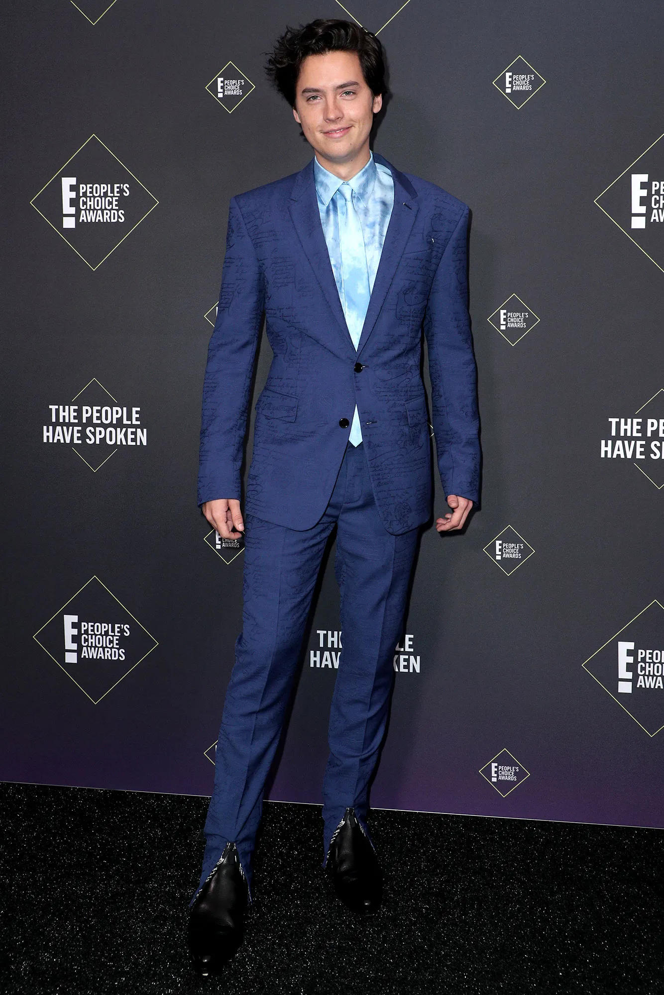 Cole Sprouse Promises to Be More Active on Instagram Blue Suit