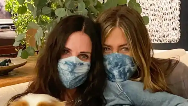 Courteney Cox Jennifer Aniston Masks