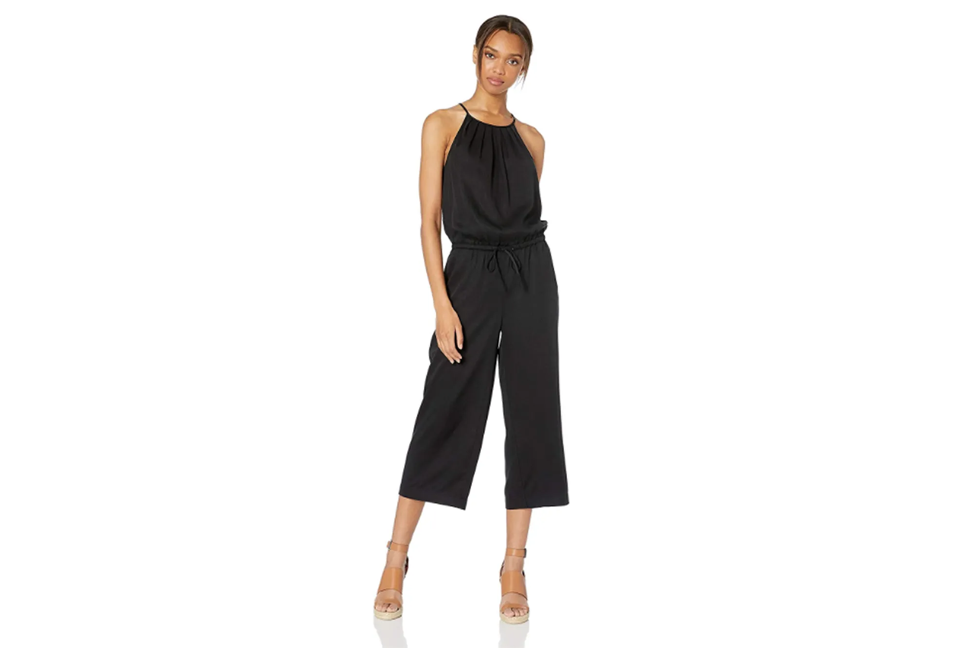 Daily Ritual Women's Tencel Halter Jumpsuit