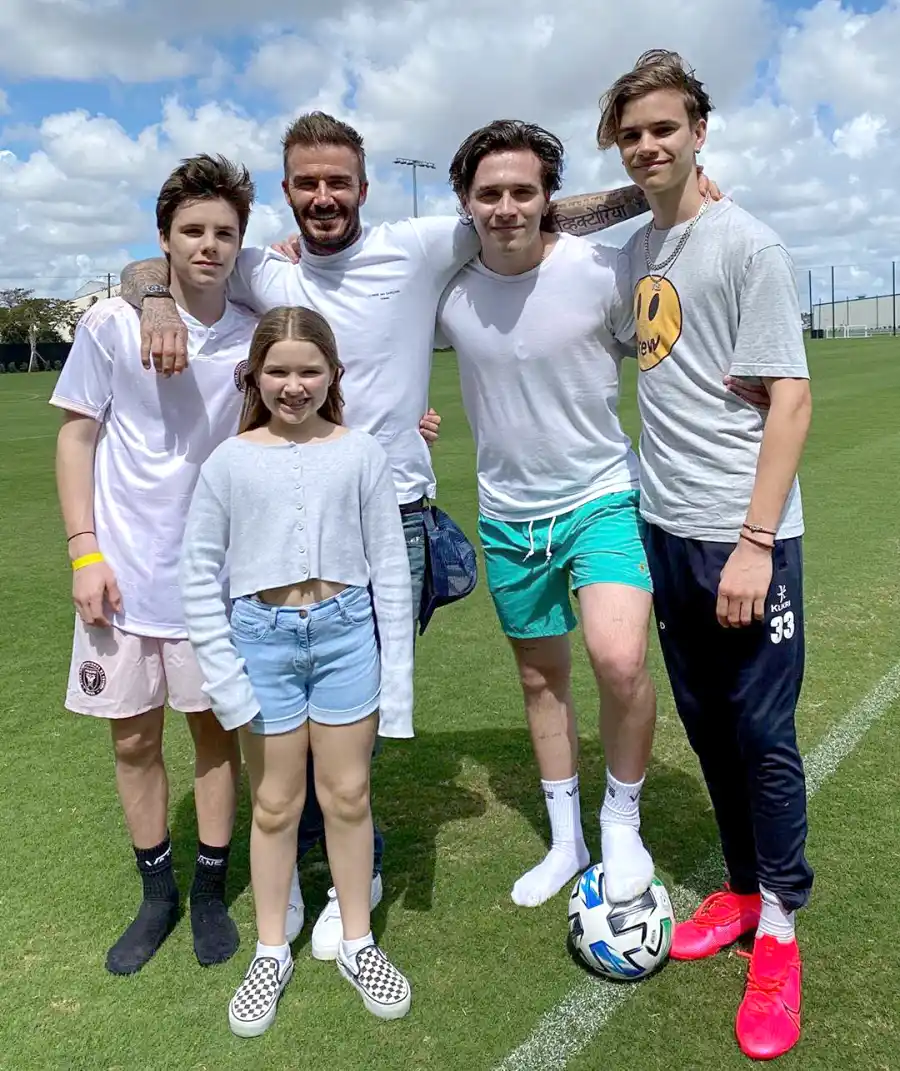 David Beckham Victoria Beckham Family Album Their Best Pics With Kids