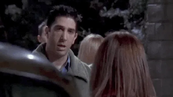 David Schwimmer Friends Ross and Rachel on a Break Debate