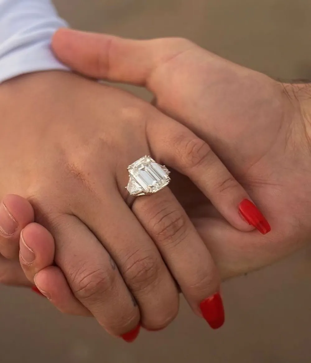 Details on Demi Lovato's Giant Engagement Ring From Max Ehrich