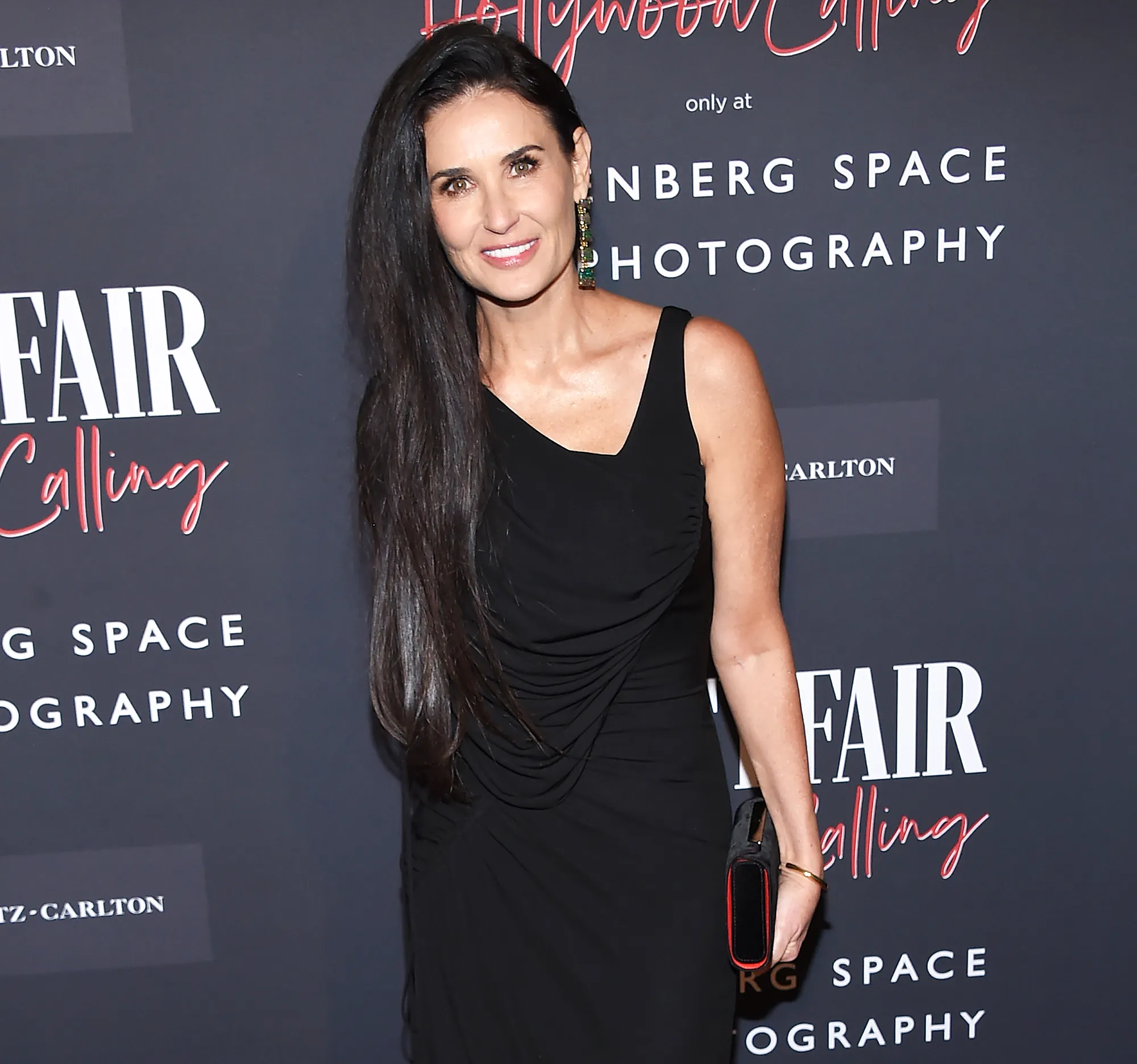 Demi Moore attends the Vanity Fair Hollywood Calling Exhibition in 2020 Demi Moore Says She Lost Herself in Her Marriages to Fit What Somebody Else Wanted