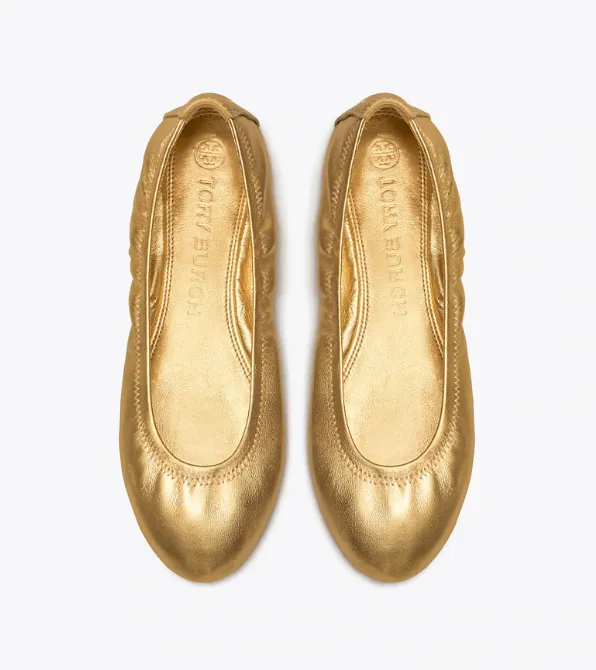 Eddie Metallic Ballet Flat