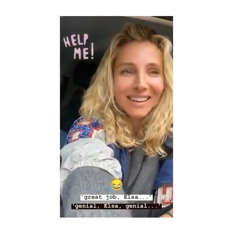 Elsa Pataky Films Herself Climbing Through a Car Window After Getting Stuck in a Flood