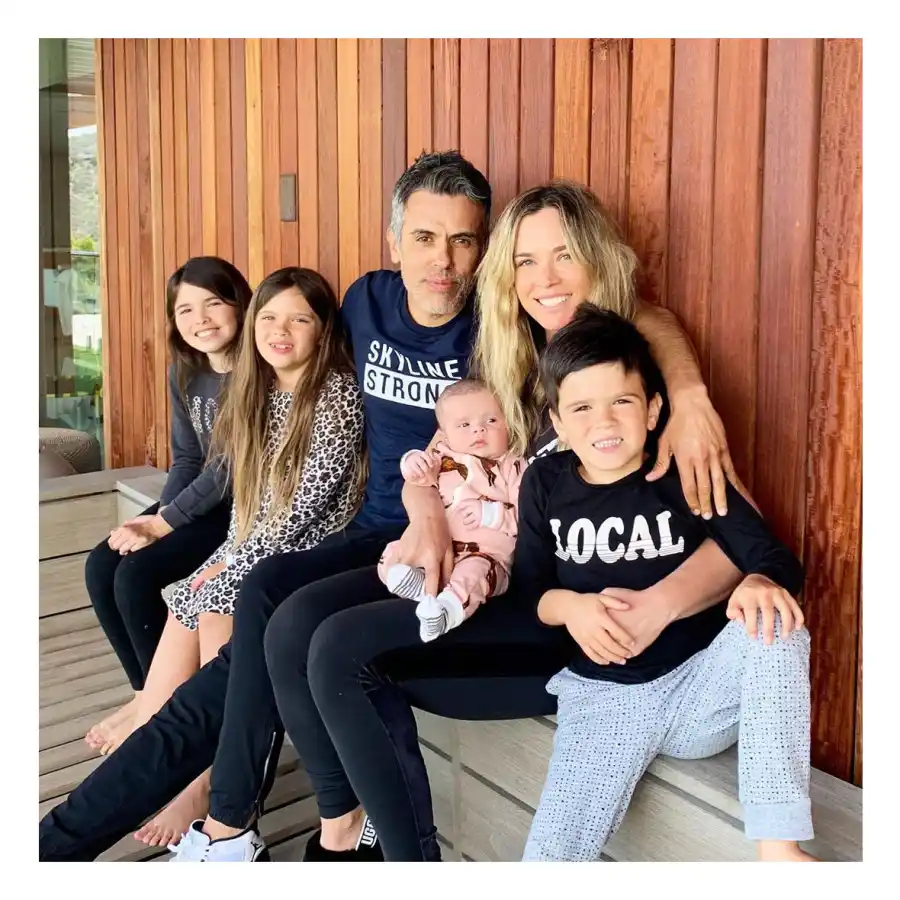 Family Photo Teddi Mellencamp Arroyave Daughter Dove Baby Album