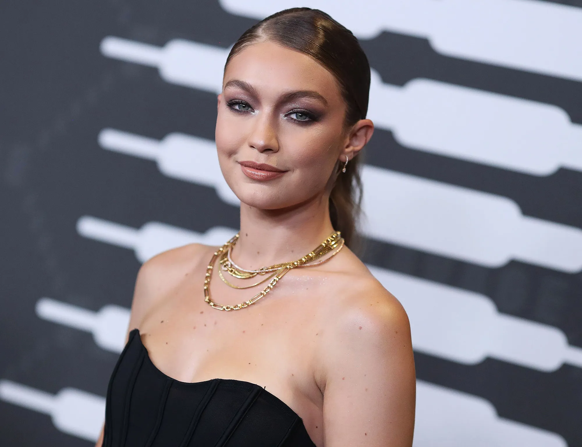 Gigi Hadid Colorful Kitchen Pasta Cabinets