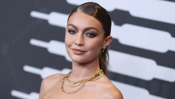 Gigi Hadid Colorful Kitchen Pasta Cabinets