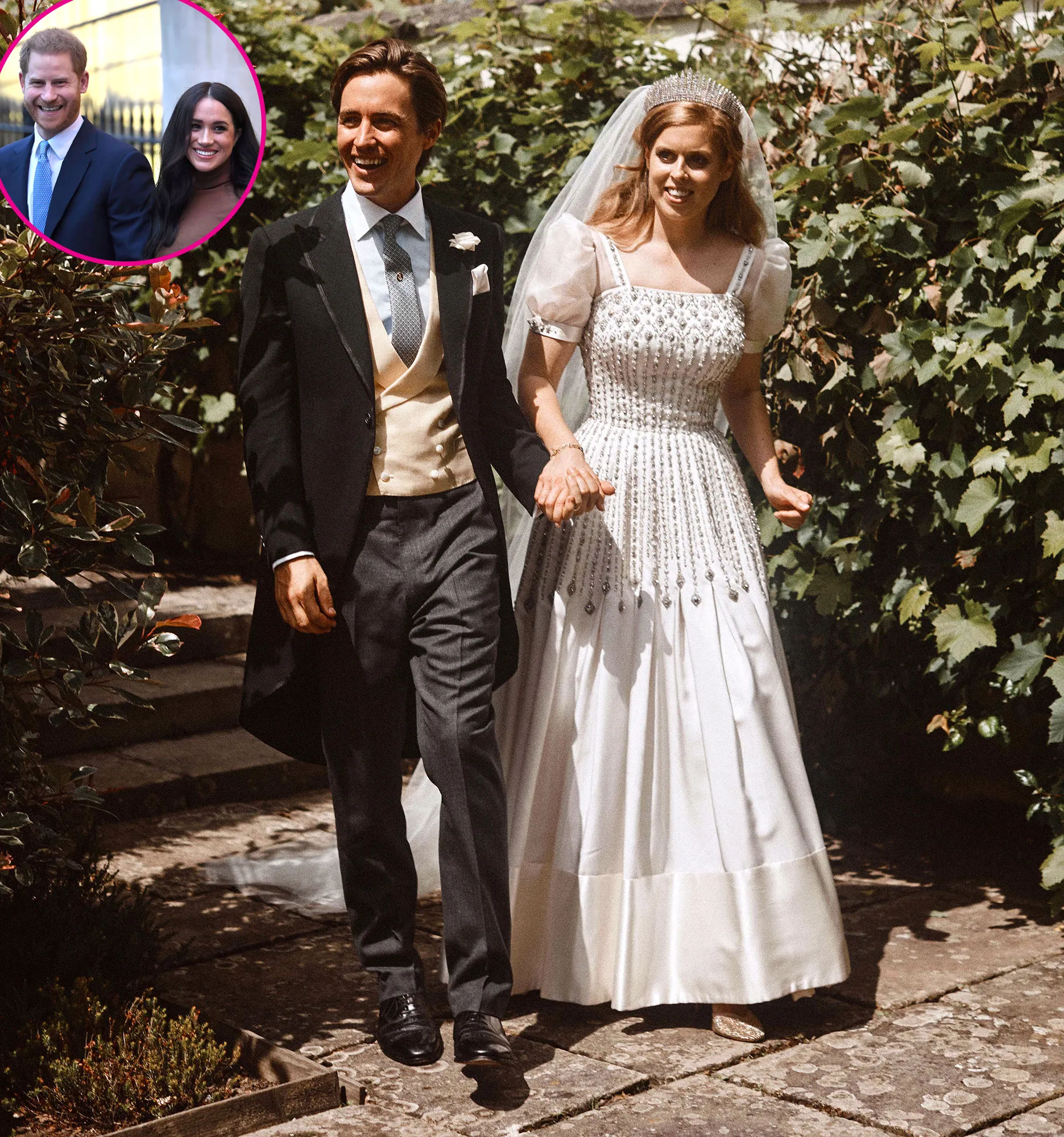 Harry and Meghan Congratulate Princess Beatrice on Her Wedding Day