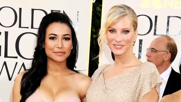 Naya Rivera and Heather Morris at Golden Globe Awards 2011 Heather Morris Isnt Done Honoring Glee Costar Naya Rivera's Legacy