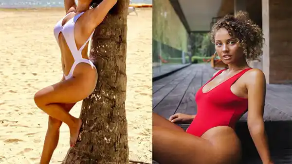 High-Cut One-Piece Swimsuits