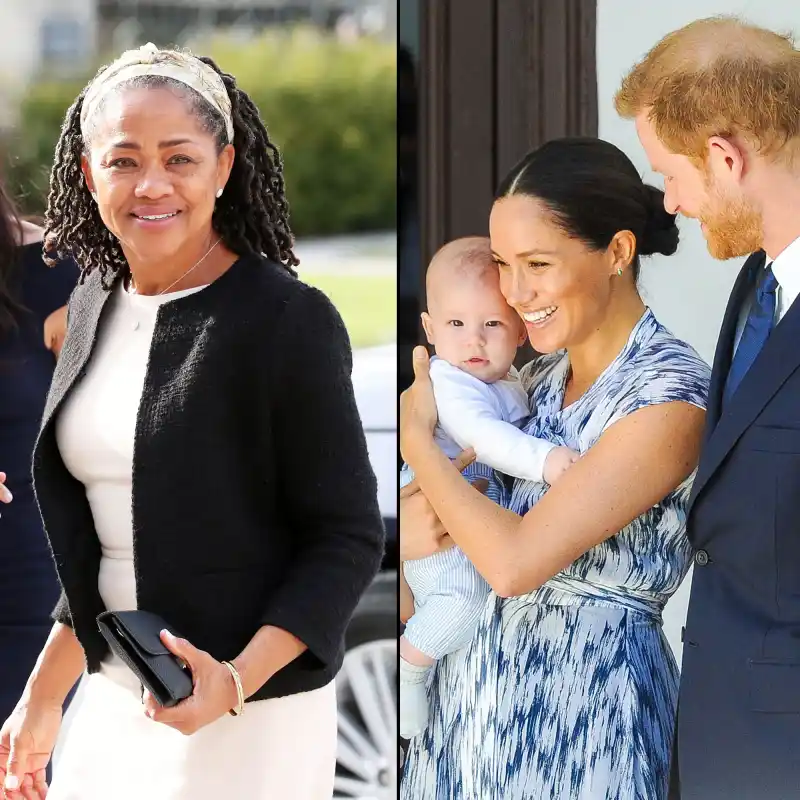 Inside Doria Ragland Stay With Meghan Markle Prince Harry and Son Archie
