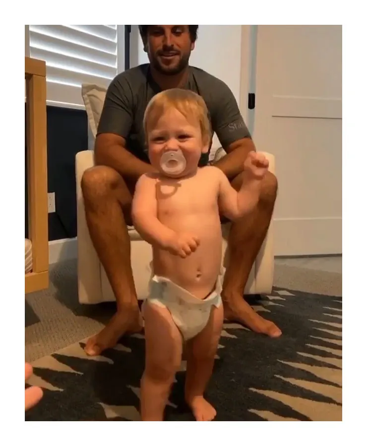 Jade Roper and Tanner Tolbert Son Brooks Takes 1st Steps